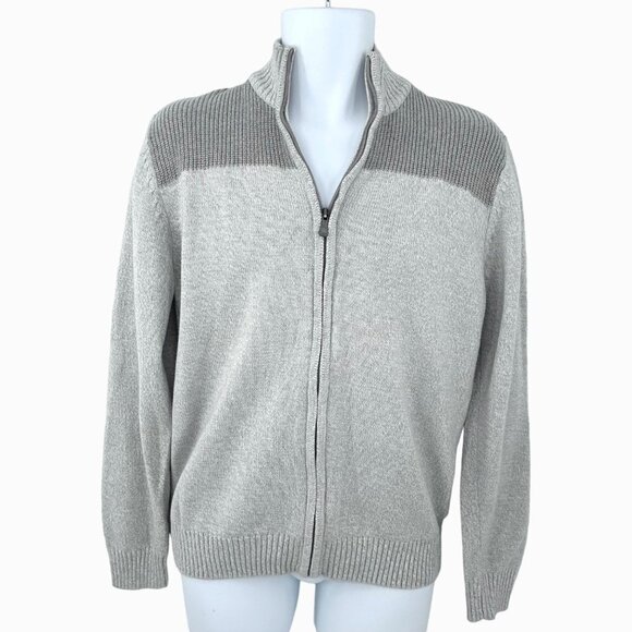 Method Other - MEN'S METHOD ZIPPERED GRAY SWEATER - LARGE